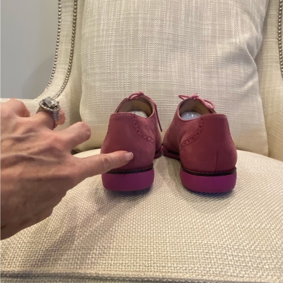 Cole Haan Oxford Gramercy Women's Size 8 Orchid Pink Cap Toe Lace Up /Spectator - Picture 5 of 14